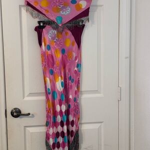 Equivocate Paris  Floral halter top and Skirt set